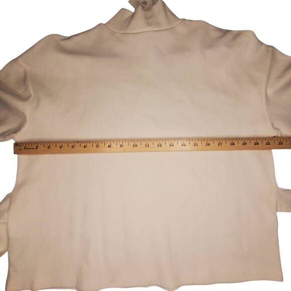 ZARA Join Life Cream Tie Back Top Women's Size M NWT - Picture 5 of 8